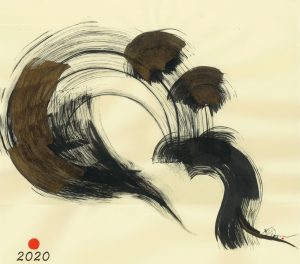 子年カレンダー「子」